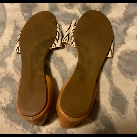 DONATING 3/7! Madewell Thea Diamond ikat summer sandals -10 - Picture 11 of 12